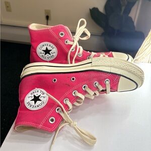 Converse Pink High-Top Sneakers